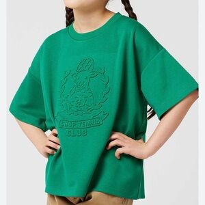 NWT kids Graniph embroidered green short sleeved t-shirt size eu 120 US 5/6